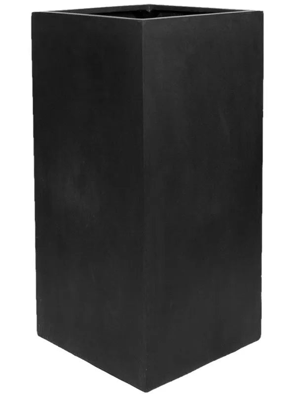 Fiberstone Plant Pot 80cm Height 38cm Dia Bouvy L Black