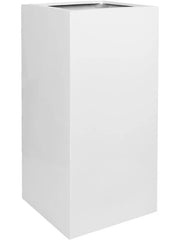 Fiberstone Plant Pot 80cm Height 38cm Dia Bouvy L Glossy White