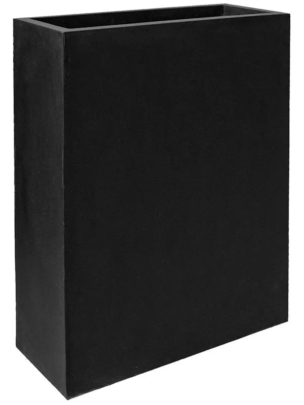 Fiberstone Plant Pot 81cm Height 17cm Dia Jort Slim M Black