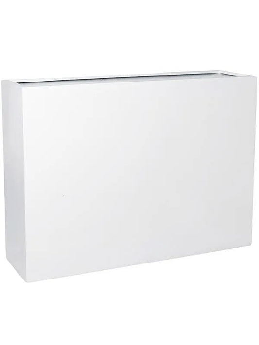 Fiberstone Plant Pot 90cm Height 25cm Dia Jort Slim L Glossy White