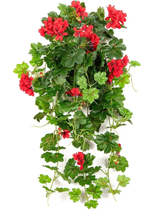 Geranium Artificial Plant Premium Faux 72cm Height