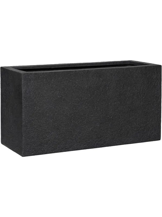 Granite Plant Pot 40cm Height 29cm Dia Jort S Midnight Black
