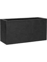 Granite Plant Pot 40cm Height 29cm Dia Jort S Midnight Black