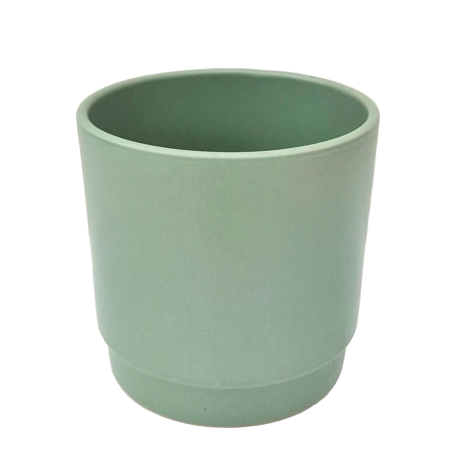 Green Satin 13cm Indoor Plant Pot