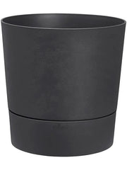 Greensense Aqua Care Plant Pot 29cm Height 28.5cm Dia Round Charcoal