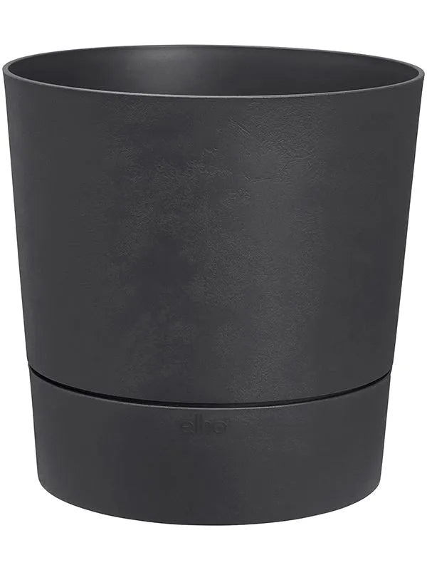 Greensense Aqua Care Plant Pot 34cm Height 33cm Dia Round Charcoal