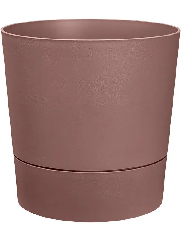 Greensense Aqua Care Plant Pot 34cm Height 33cm Dia Round Clay Brown