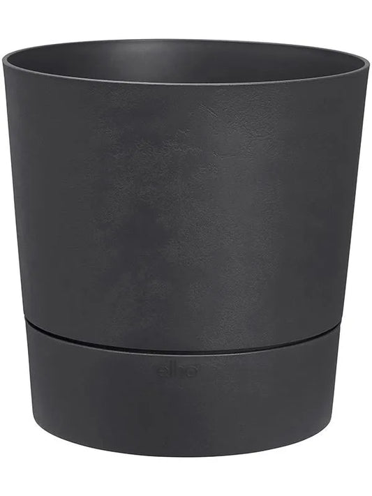 Greensense Aqua Care Plant Pot 34cm Height 41cm Dia Round Charcoal