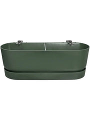 Greenville Plant Pot 19cm Height 51cm Dia Easy Balcony Leaf Green