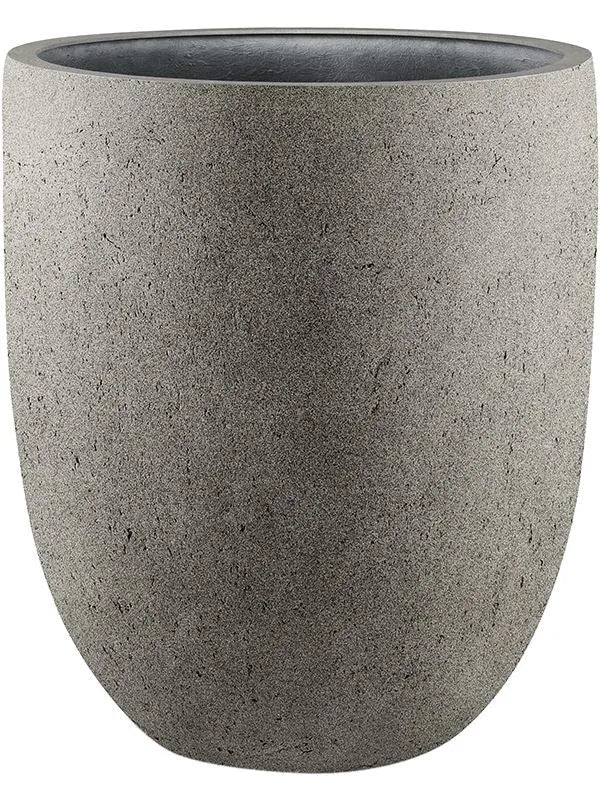 Grigio Plant Pot 35cm Height 30cm Dia Tall Egg Pot Naturel Concrete