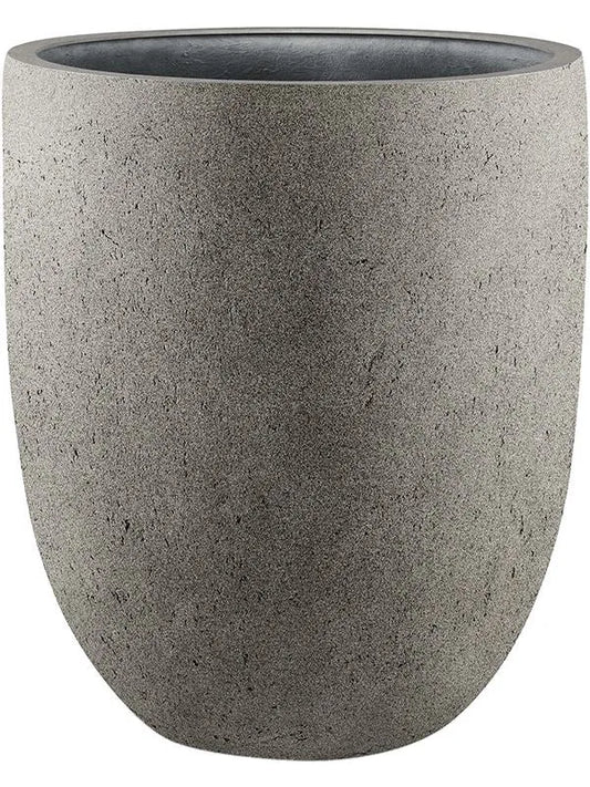 Grigio Plant Pot 35cm Height 30cm Dia Tall Egg Pot Naturel Concrete