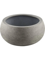 Grigio Plant Pot 44cm Height 89cm Dia Low Balloon Natural Concrete