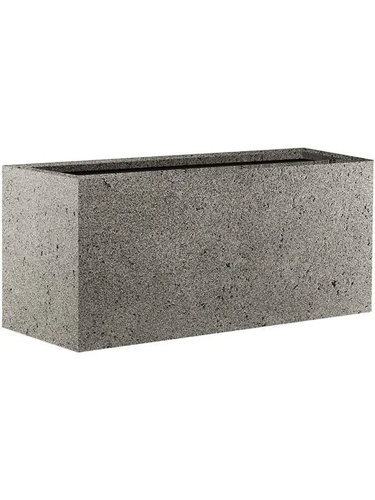 Grigio Plant Pot 50cm Height 39cm Dia Box Natural Concrete