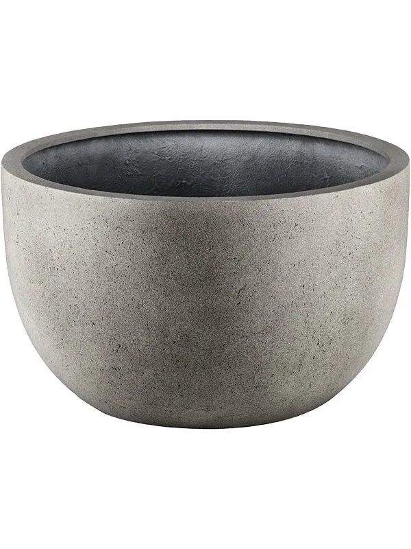 Grigio Plant Pot 65cm Height 100cm Dia New Egg Pot Low Natural Concrete