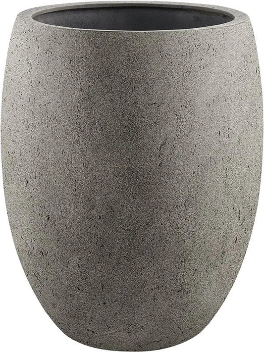 Grigio Plant Pot 68cm Height 43cm Dia Tall balloon Natural Concrete