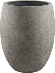 Grigio Plant Pot 68cm Height 43cm Dia Tall balloon Natural Concrete