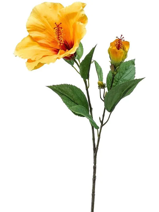 Hibiscus Artificial Plant Premium Faux 65cm Height