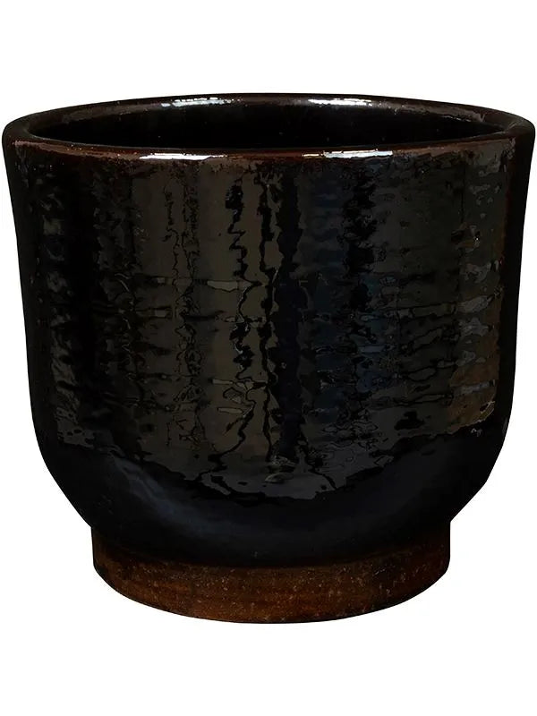 Jayla Plant Pot 17cm Height 16cm Dia Pot Brown