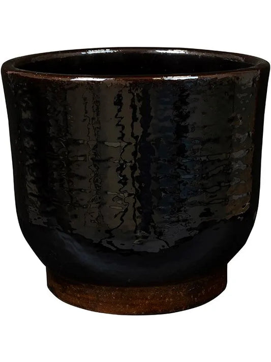 Jayla Plant Pot 17cm Height 16cm Dia Pot Brown