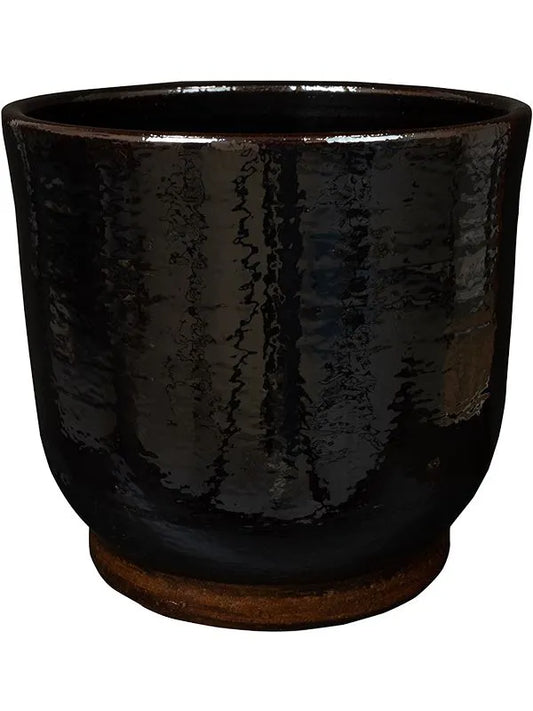 Jayla Plant Pot 25cm Height 24cm Dia Pot Brown