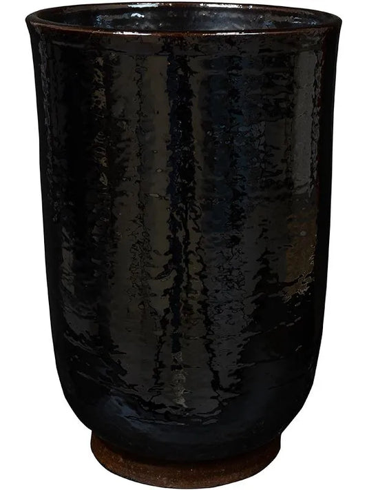 Jayla Plant Pot 31cm Height 17cm Dia Pot Tall Brown