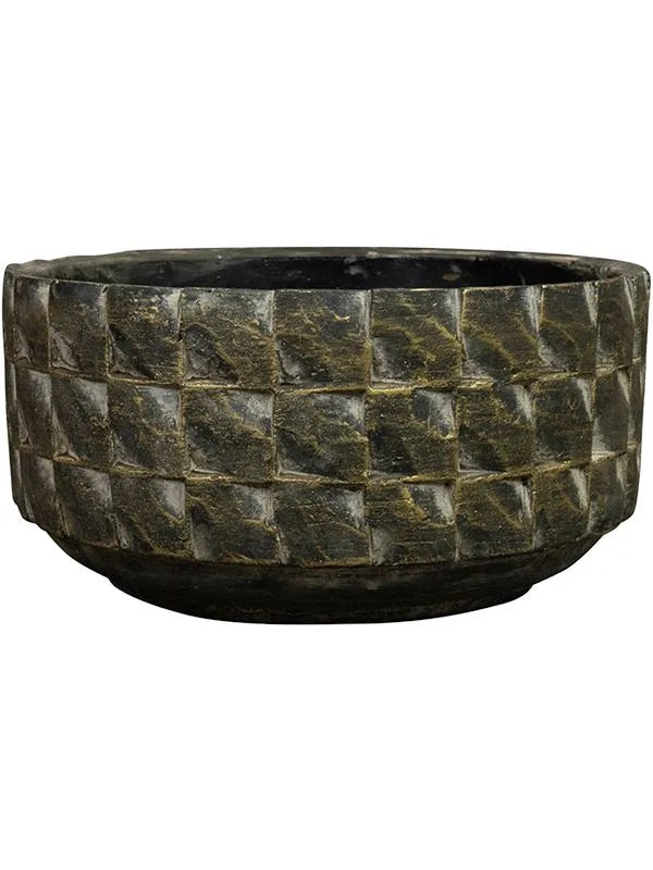 Jim Plant Pot 10cm Height 18cm Dia Bowl Earth