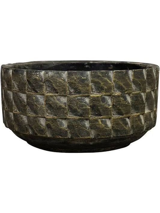 Jim Plant Pot 10cm Height 18cm Dia Bowl Earth