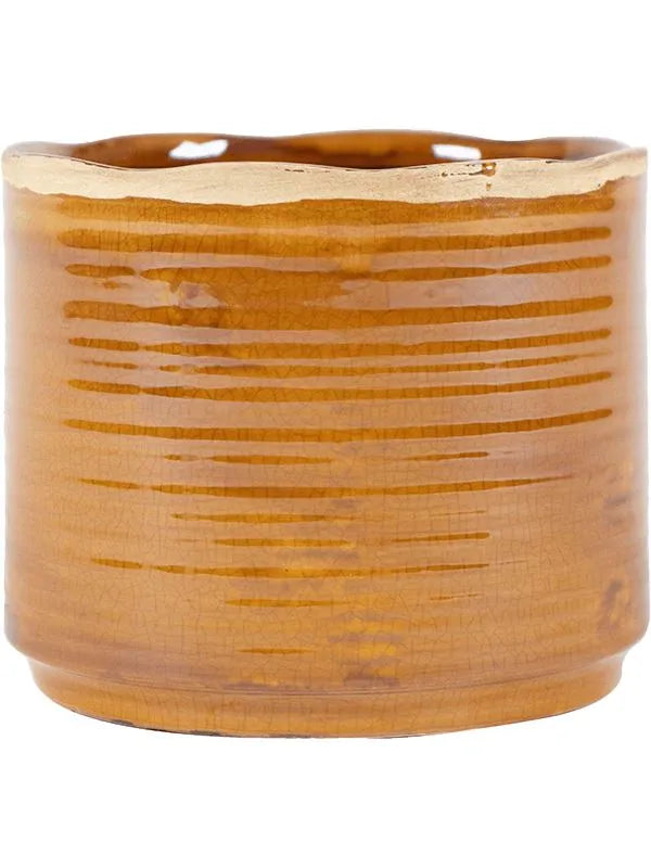 Jordy Plant Pot 18cm Height 18cm Dia Pot Caramel