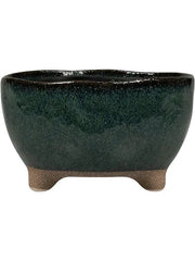Kaat Plant Pot 12cm Height 18cm Dia Bowl Petrol