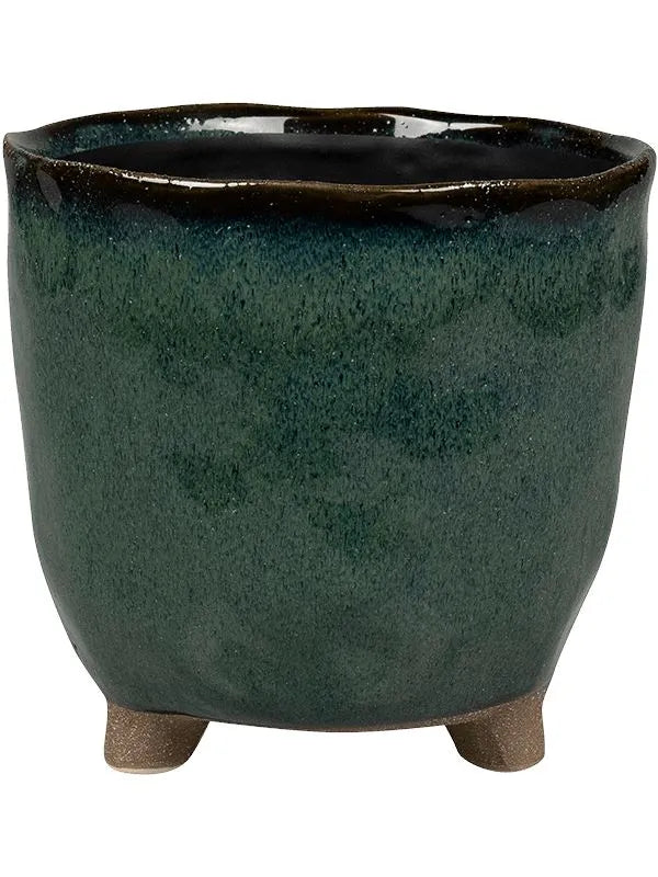 Kaat Plant Pot 16cm Height 14cm Dia Pot Petrol