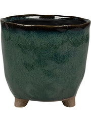 Kaat Plant Pot 18cm Height 16cm Dia Pot Petrol