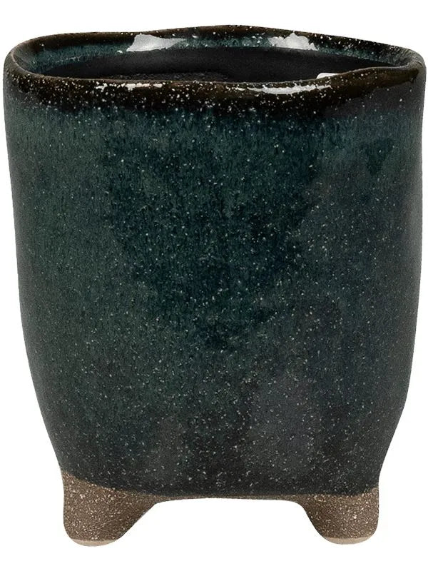 Kaat Plant Pot 8cm Height 6cm Dia Pot Petrol