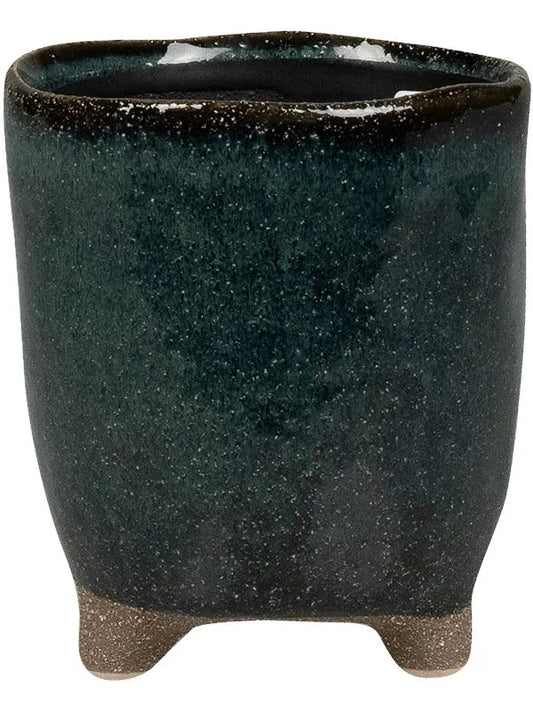 Kaat Plant Pot 8cm Height 6cm Dia Pot Petrol