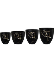 Leah Plant Pot 19cm Height cm Dia Pot Elephant (set of 4)