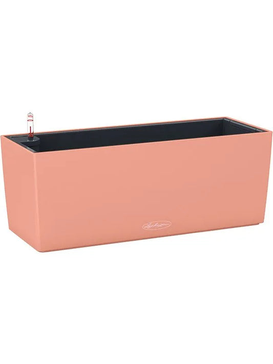 Lechuza Balconera Color 50 Plant Pot 19cm Height 15.5cm Dia All Inclusive Set Coral Red