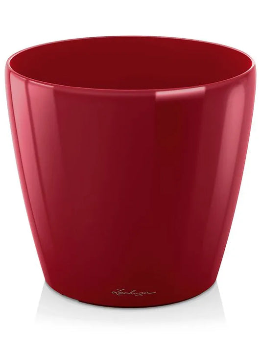 Lechuza Classico Plant Pot 32cm Height 33cm Dia Scarlet Red High-gloss