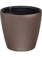 Lechuza Color Classico LS 28 Plant Pot 26cm Height 27cm Dia All Inclusive Set Nutmeg