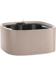 Lechuza Pila Color Stick Plant Pot 16.6cm Height 33cm Dia All Inclusive Set Sand Brown