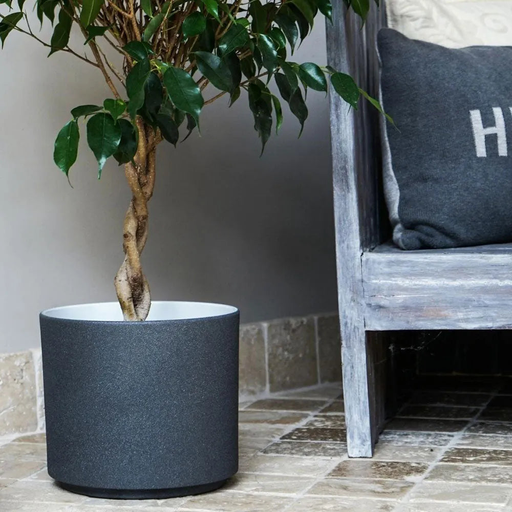Leon Granite Planter 32cm Dia