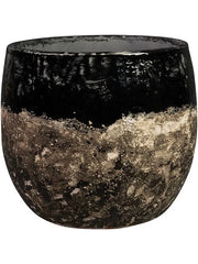 Lindy Plant Pot 13cm Height 11cm Dia Pot Black