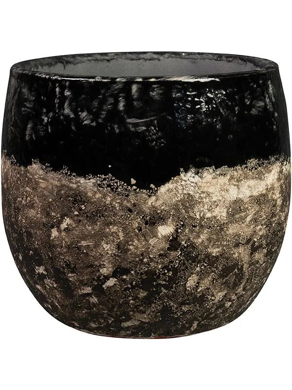 Lindy Plant Pot 16cm Height 14cm Dia Pot Black