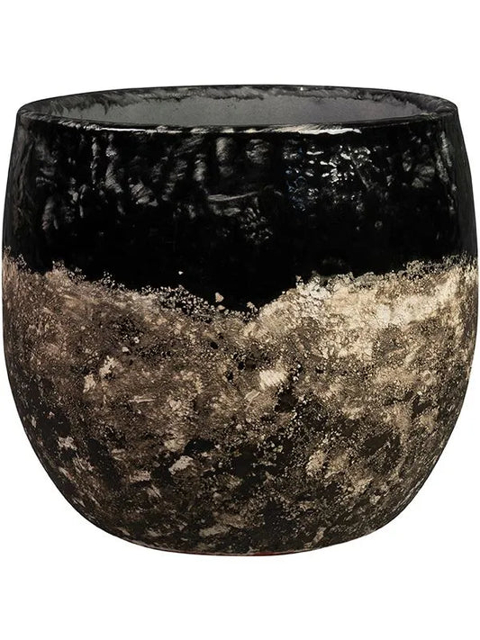 Lindy Plant Pot 16cm Height 14cm Dia Pot Black