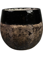 Lindy Plant Pot 20cm Height 17cm Dia Pot Black