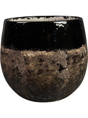 Lindy Plant Pot 25cm Height 23cm Dia Pot Black
