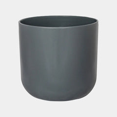 Lisbon Planter Charcoal 26cm Height 26cm Dia