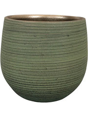 Lydia Plant Pot 20cm Height 19cm Dia Pot Shiny Green
