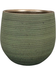 Lydia Plant Pot 26cm Height 23cm Dia Pot Shiny Green