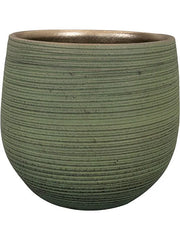 Lydia Plant Pot 28cm Height 27cm Dia Pot Shiny Green