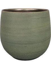 Lydia Plant Pot 32cm Height 32cm Dia Pot Shiny Green