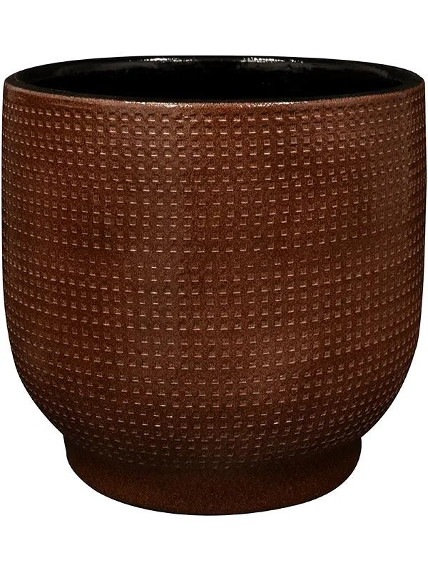 Lykke Plant Pot 20cm Height 18cm Dia Pot Chestnut